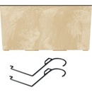 Prosperplast Truhlík s háky URBI CASE BETON EFFECT W pískový 39,5 cm