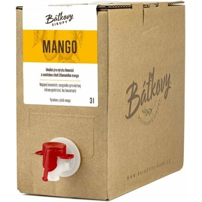 Báťkovy sirupy Mangový sirup BAG 3 l
