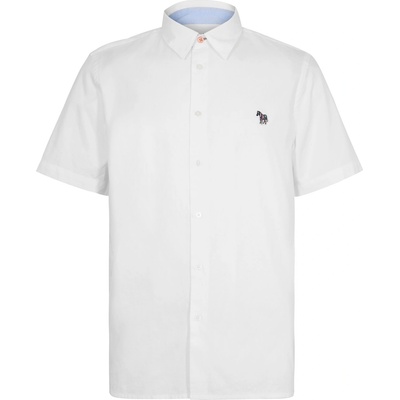 PS Paul Smith Риза PS Paul Smith Men's Short-Sleeve Plain Shirt - White 01