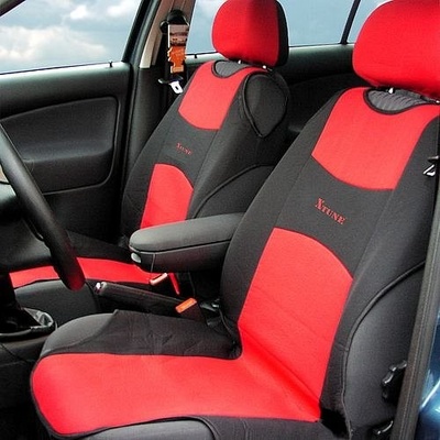 Autopoťah Compass triko červené 2ks