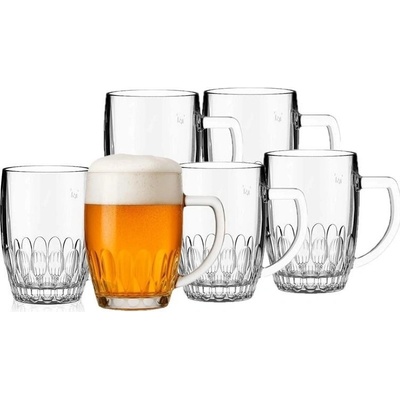 Sahm Pivní půllitry LUISA 6 x 500 ml