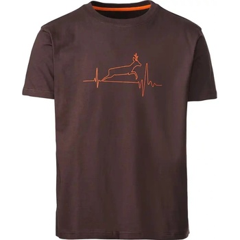 Tričko Parforce s poľovníckym motívom hnedá