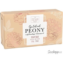 Scottish Fine Soaps luxusní tuhé mýdlo Gilded Peony 220 g