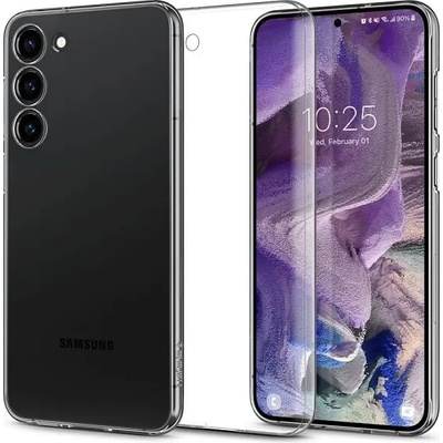 Spigen Тънък Калъф за Samsung S23 Plus, Spigen Air Skin Case, Прозрачен (ACS05683)