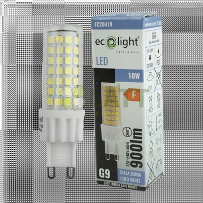 ECO LIGHT LED žárovka G9 10W studená bílá