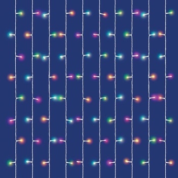 iSparkle LED svietiaci záves, SMART, RGB, 120 LED, IP44 LEDS120CV