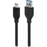 Genius Charging cable GENIUS ACC-A2CC-3A, 100cm, USB-A to USB-C, 3A, QC3.0, braided, black