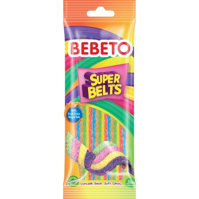 Bebeto Super Belts kyslé pásky 75g