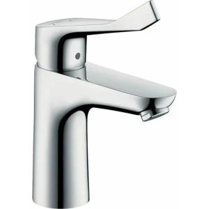 Hansgrohe Едноръкохватков смесител за умивалник Hansgrohe Focus 100, гланцово хромирано покритие (31911000)