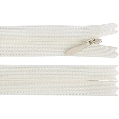 Spirálový zip skrytý YKK No 3 délka 50 cm dederon Varianta: 841 krémová nejsvět., Balení: 1 ks 62268/161945/289221