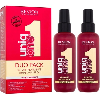 Revlon Professional Uniq One Duo Pack Bezoplachová péče na vlasy 2 x 150 ml Dárková sada