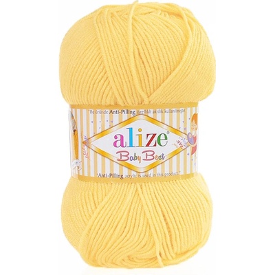 Alize Příze Baby best 250 - žlutá