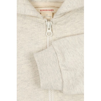 Konges Sløjd Детски памучен суичър Konges Sløjd LOUPY SWEAT ZIP HOOD OCS (KS104953.PPY2)