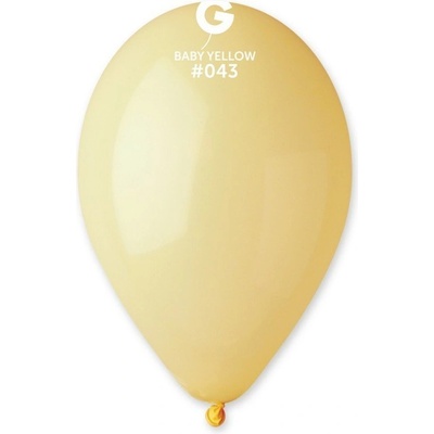 Gemar Латексови Балони Пастел, Бебешко Жълто, 30см (g110-043)