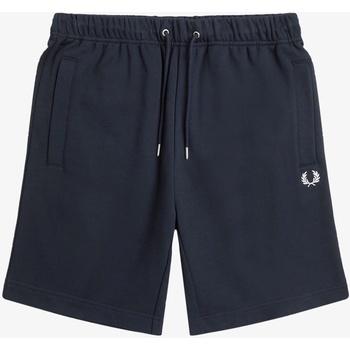 Fred Perry Поларени къси панталони Fred Perry Men's Fleece Jogger Shorts - Navy 608