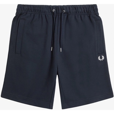 Fred Perry Поларени къси панталони Fred Perry Men's Fleece Jogger Shorts - Navy 608