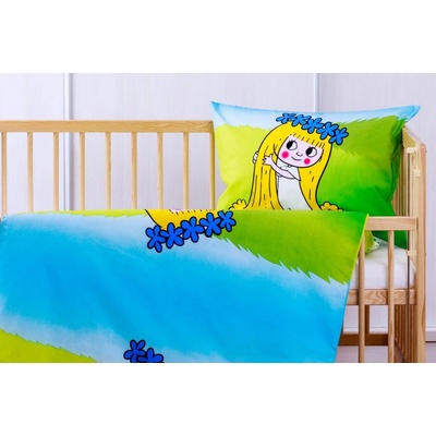 Jan povlečení Víla Amálka zelené žluté 135x90 cm 60x45 cm – Hledejceny.cz