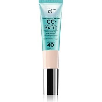 IT Cosmetics Your Skin But Better CC+ Cream Natural Matte zmatňujúci make-up SPF40 Fair Porcelain 32 ml