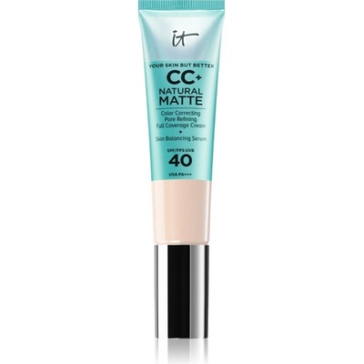 IT Cosmetics Your Skin But Better CC+ Cream Natural Matte zmatňujúci make-up SPF40 Fair Porcelain 32 ml