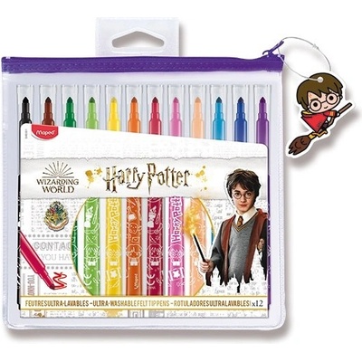 Maped 5001 Dětské fixy Color'Peps Harry Potter 12 ks pouzdro na zip