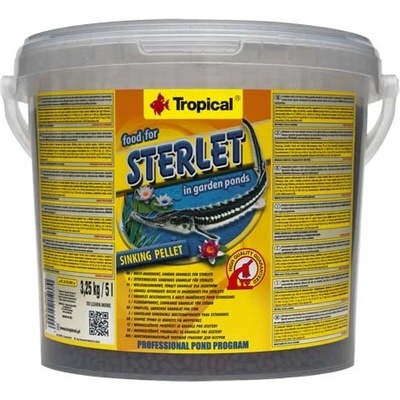 Tropical Food for Sterlet /3,25 kg krmivo pre jesetery 5 l