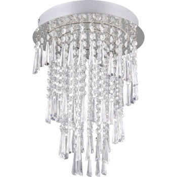 Reality Светодиодна лампа за таван в сребристо ø 30 cm Pomp - Reality (R67341106)