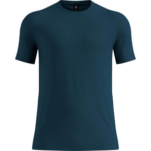Odlo Мъжко мериносово термобельо Odlo Merino 160 Baselayer Crew Neck S/S Merino base layer - Reflecting Pond (015-1877-0811)