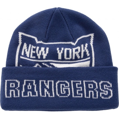 Mitchell & Ness pánská zimní čepice New York Rangers NHL K.O. Knit Vntg Rangers