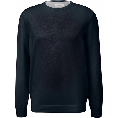 s.Oliver pánsky sveter RL KNITTED pullover NOOS tmavo modrá