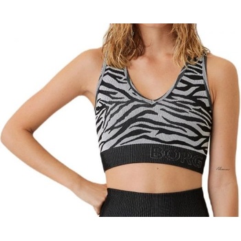 Björn Borg Дамски топ Björn Borg Sthlm Seamless Light Crop Top - Многоцветен