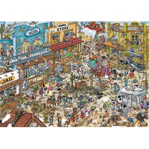 Ravensburger - Puzzle Movie Set: Western - 1 000 piese