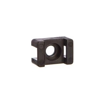 EM Group Saddle holder for cable ties black 4.8mm 9, 5x15mm F=3.5mm BMSN5499E /100pcs. /
