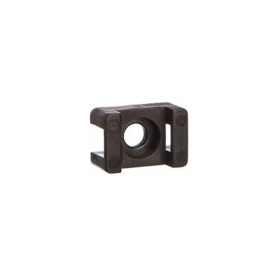 EM Group Saddle holder for cable ties black 4.8mm 9, 5x15mm F=3.5mm BMSN5499E /100pcs. /