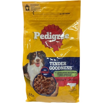 Pedigree Tender Hovězí poloměkké Medium & Large 1,7 kg