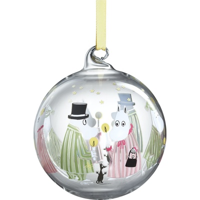 Muurla Коледна топка Muurla с рисунка на пижами 9 см (741-090-22)