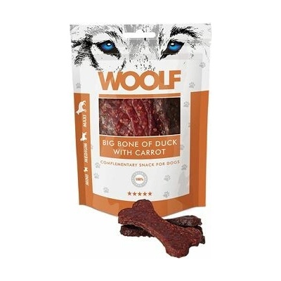 WOOLF Classic poch. Big Bone of Duck with Carrot 100 g