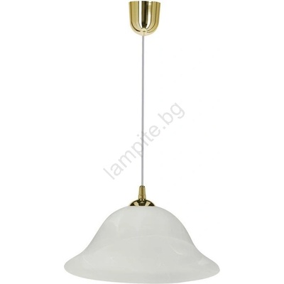 Candellux Пендел VERA 1xE27/60W/230V златист/бял (CA0985)