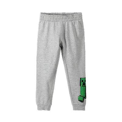 Dětské tepláky Minecraft šedé 116-152 cm 140