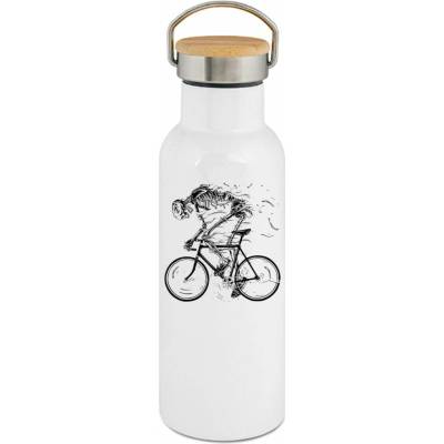 123TRIKO termoska Kostra, cyklista, černá 500 ml