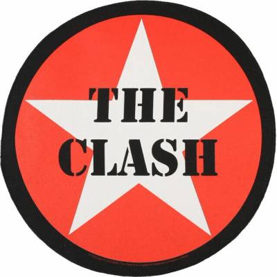 velká nášivka THE CLASH - STAR LOGO - RAZAMATAZ - BP1197