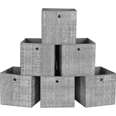 Songmics skládací box Teria 6 ks šedá