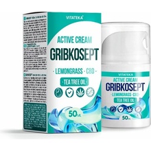 Gribkosept krém s citrónovou trávou, CBD a tea tree olejom 50 ml Vitateka