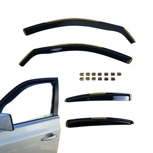 Streetech Ветробрани за Skoda Octavia (2013-2020) - 4бр. предни и задни - черни (FS-C007B)