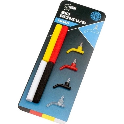 Nash Rovnátka Zig Screws Mixed 4 ks