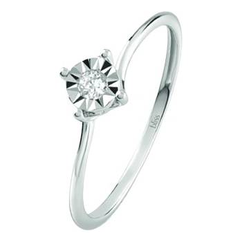 Bliss Диамантен пръстен от бяло злато Bliss 20101409 (20101409)
