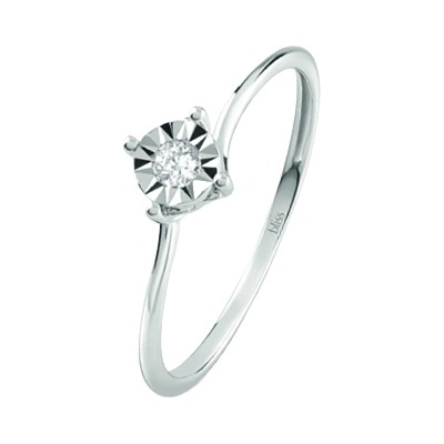 Bliss Диамантен пръстен от бяло злато Bliss 20101409 (20101409)