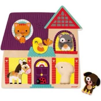 Image 1 of Janod - Детски музикален пъзел - Моите малки приятели (J07078)