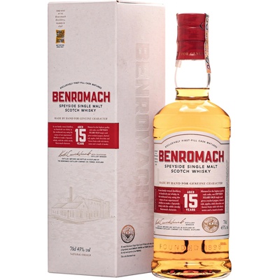 Benromach New Design 15y 43% 0,7 l (kartón)
