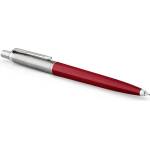 Parker Химикалка, 0, 7 мм, сребърен клипс, червен корпус, PARKER "Royal Jotter Originals", синя 2096857 (2096857)