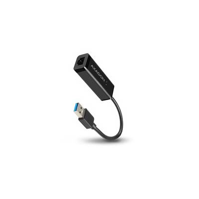 AXAGON ADE-SR, USB-A 3.2 Gen 1 - Gigabit Ethernet sieťová karta, auto inštal, čierna